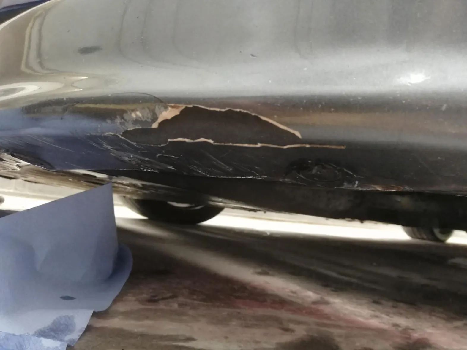 Before: Bumper lip repair and paint – 1-2 days